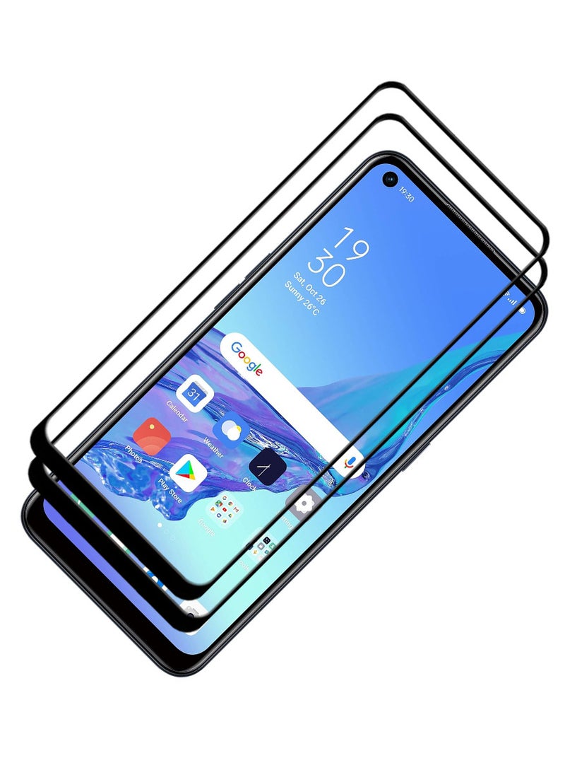 ACLIX 2 Pieces Antistatic ESD Dustproof Premium Quality High Definition Tempered Glass Screen Protector Designed For Oppo A53 - Image 1