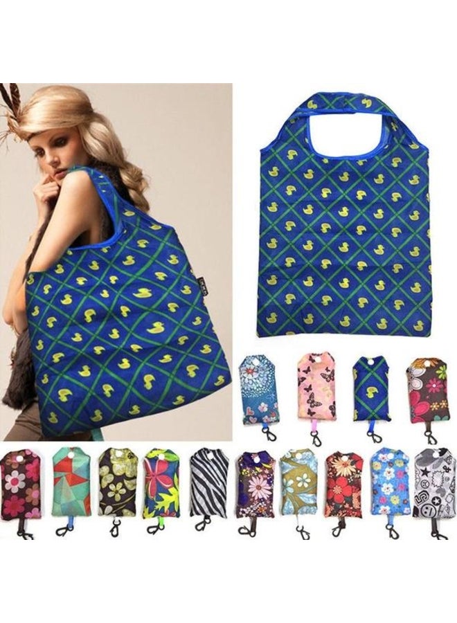 Random Sent Fashion Recycle Travel Folding Reusable Eco Tote Pouch Shopping Bag Handbags  - Image 1