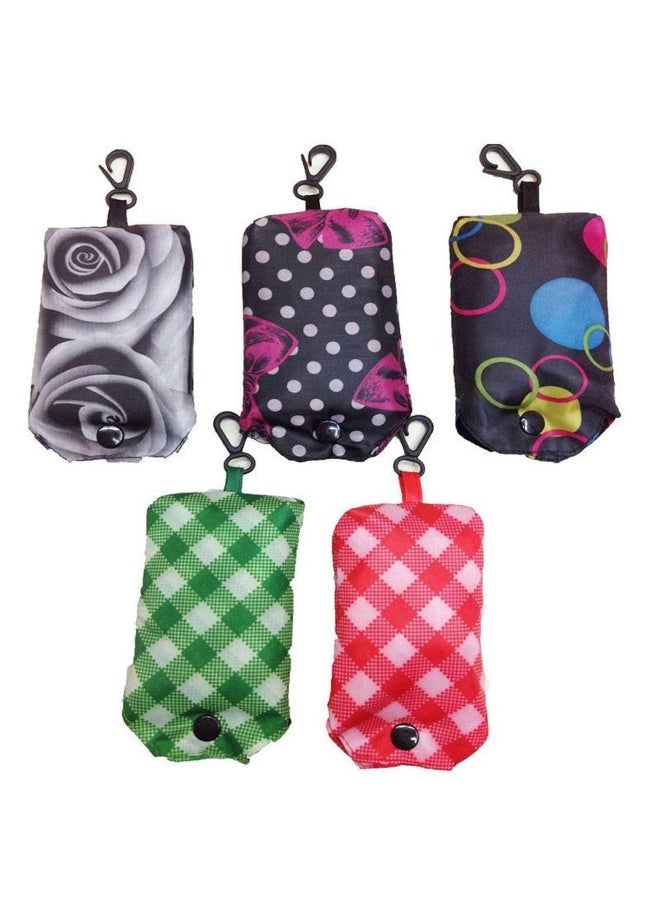 Random Sent Fashion Recycle Travel Folding Reusable Eco Tote Pouch Shopping Bag Handbags  - Image 5