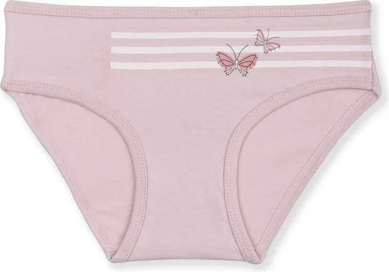 Baykar Girls Cotton Colorful Printed Bikini Panties 3-Pack 5340 Colorful