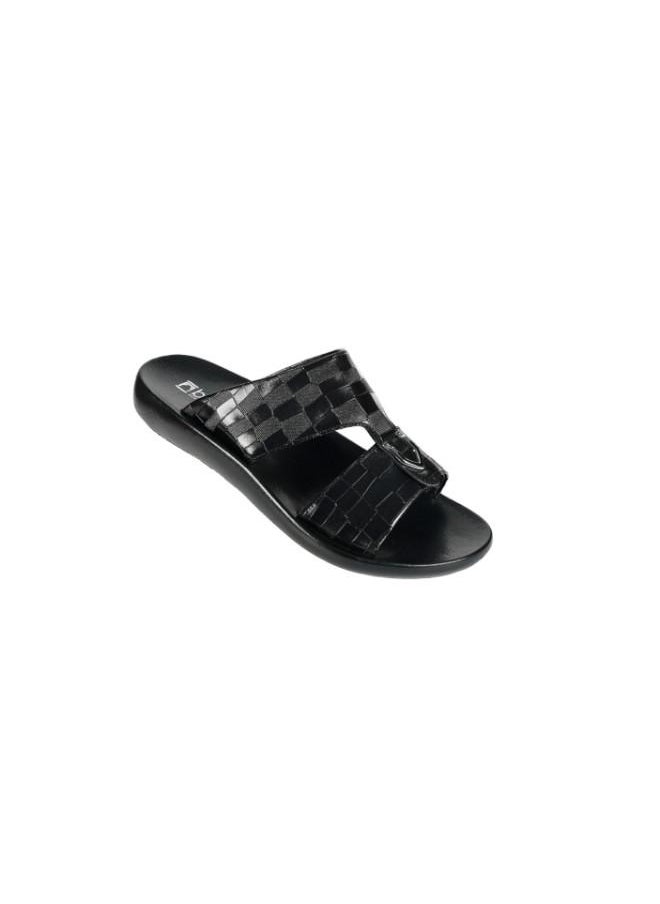 barjeel uno - 008-3555 Barjeel Mens Arabic Sandals 63092 Black - Image 1