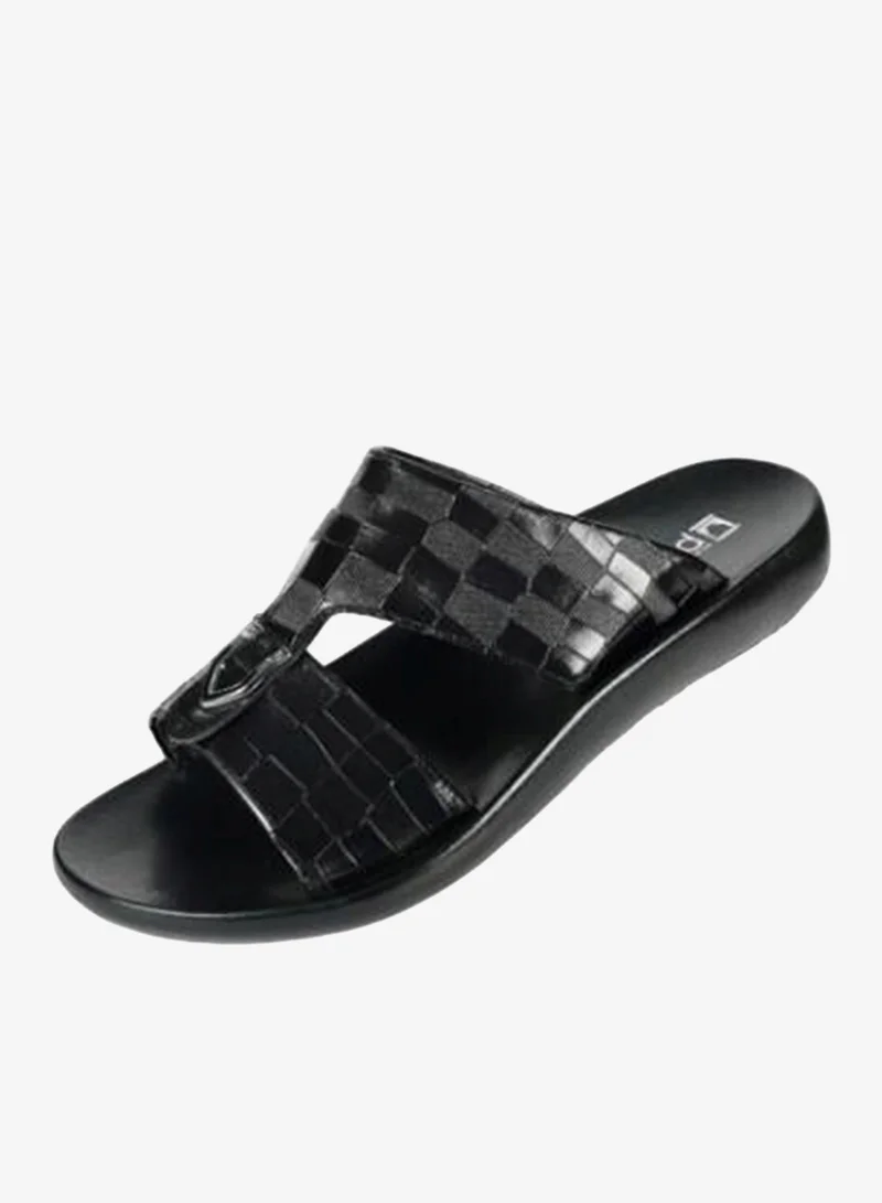 008-3555 Barjeel Mens Arabic Sandals 63092 Black