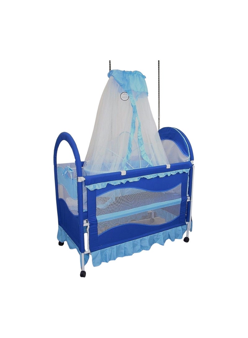 Newborn Baby Swing Cradle With Mosquito Net Baby Cot 