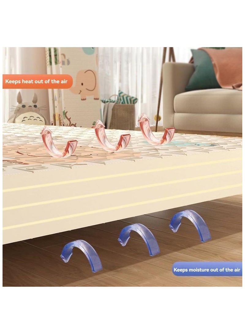 Hanayo Baby Play Mat Soft Playmat Waterproof Non-Slip Large Playmat Crawling Mat Extra Thick Soft Baby Playmats for Playing or Camping Mat Bedroom Living Room Carpet Area(Multicolour,200*180*1cm) - Image 5