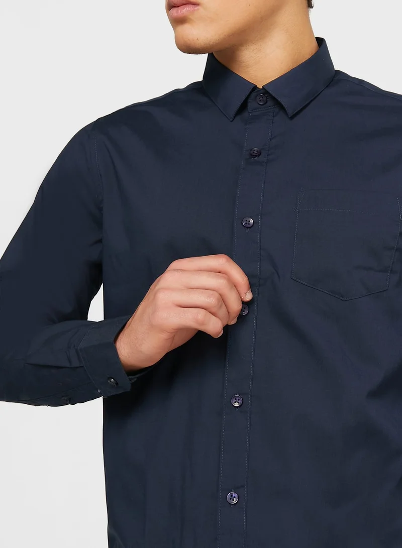 Robert Wood Essential Easy Iron Regular Fit Shirt