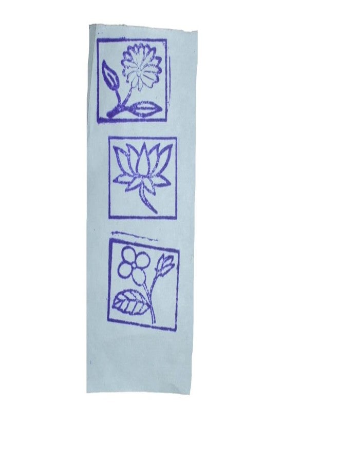 Futurez Key Flower Picture Stamp Set | Educational Stamp for Students & Teachers - Pack of 10 Inking Stamps for Classroom Use, Teacher's Reward, and Homework Check | Creative Learning Tools - Image 2