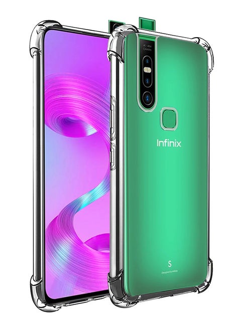 لهاتف Infinix S5 Pro / X660 جراب كينج كونج شفاف مضاد للصدمات فائق الحماية 4 زوايا - شفاف