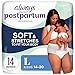 Always Discreet Postpartum and Adult Incontinence Underwear for Women Large Maximum Protection 14 Count - Image 1