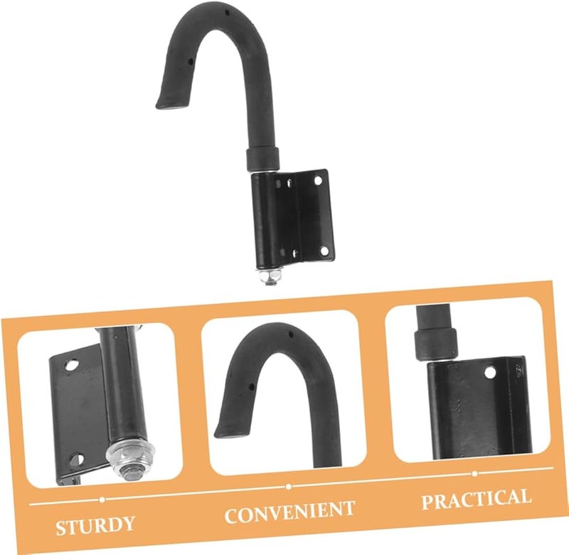 Heavy Duty Ladder Roof Hooks for Garage Storage Durable Steel Attic Outdoor Use Easy to Install - Image 3