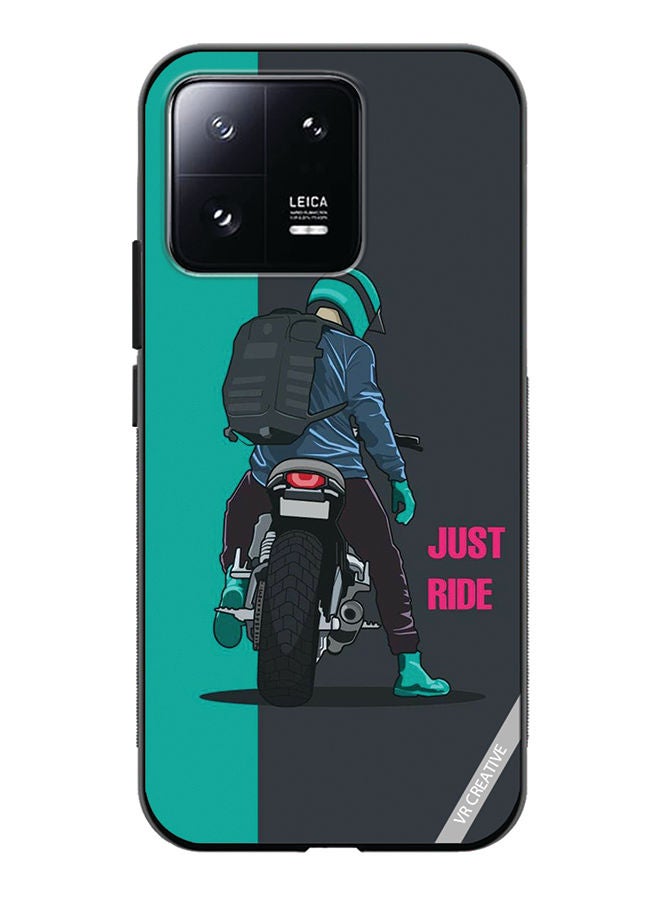 VR CREATIVE Protective Case Cover For Xiaomi 13 Just Ride Design Multicolour - Image 1