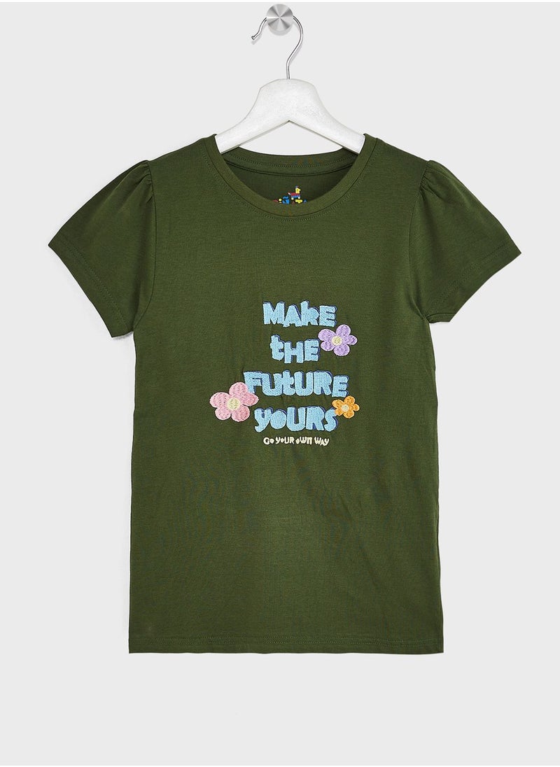Pinata - Casual T-Shirt & Joggers Set For Girls - Image 1
