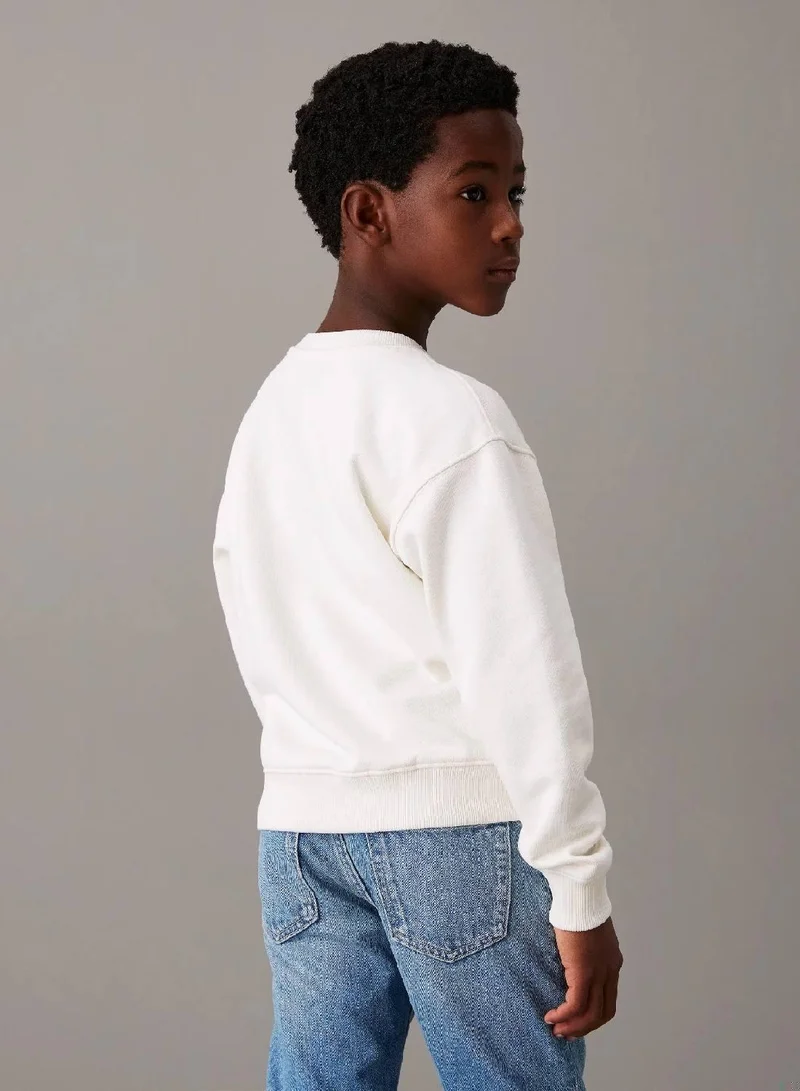 Calvin Klein Jeans  Relaxed Logo Sweatshirt for Men | Best Price UAE