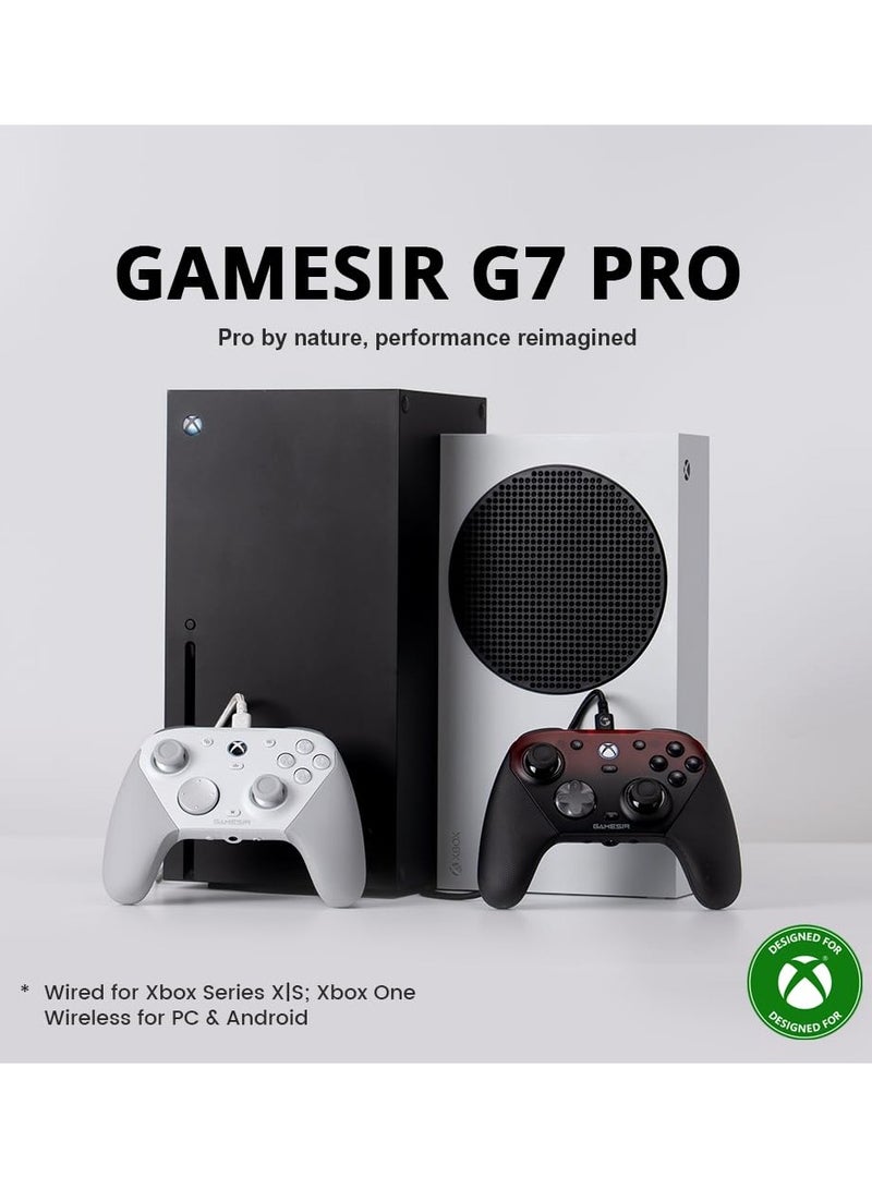 General Professional Gamepad GameSir G7 Pro Controller for Xbox PC & Mobile Wireless Controller Plug and Play Gaming Gamepad with TMR sticks, Hall Effect & Clicky Trigger Stops Six-Axis Gyroscope Four Macro Buttons 1000Hz Polling Rate Four Rumble Motors Battery 1200mAh 3.5mm Audio Smart Auto Start-Stop Charging Station  - Image 4