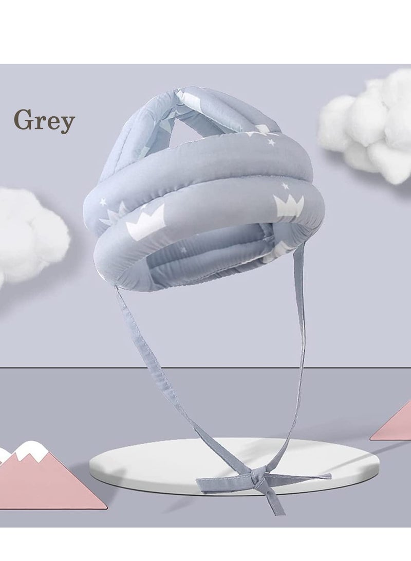 Barakah خوذة للأطفال للزحف، قبعة أمان للأطفال، قبعة واقية للرأس للأطفال، خوذة أمان للمشي للأطفال، قبعة واقية قابلة للتعديل للأطفال الذكور والإناث لتعلم المشي، للأعمار من 0-3 سنوات - Image 4