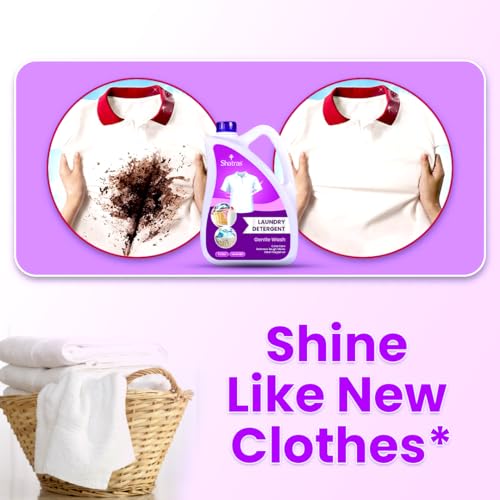 Shatras Liquid Detergent 5 Liter, Laundry Liquid for Fabric Care, Suitable for Top-Load and Front Load Machine and Hand Wash, Concentrated Laundry Detergent - Image 5