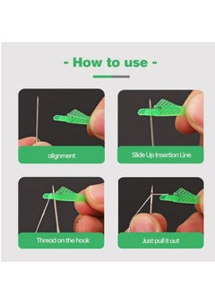 Generic 20pcs Quick Threading Needle,Fish Mouth Sewing Machine Needle Threader, New Automatic Sewing Needle Threader,Upgrade Quick Sewing Machine Loop, Easy Self Thread Needle Threader Tool  - Image 2