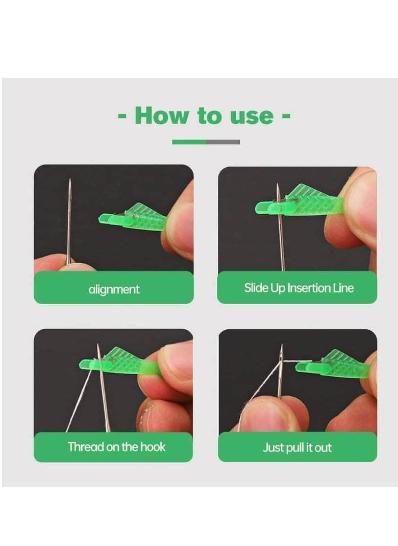 Generic - 20pcs Quick Threading Needle,Fish Mouth Sewing Machine Needle Threader, New Automatic Sewing Needle Threader,Upgrade Quick Sewing Machine Loop, Easy Self Thread Needle Threader Tool - Image 1