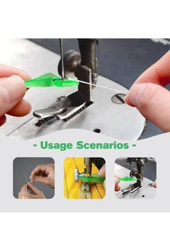 Generic 20pcs Quick Threading Needle,Fish Mouth Sewing Machine Needle Threader, New Automatic Sewing Needle Threader,Upgrade Quick Sewing Machine Loop, Easy Self Thread Needle Threader Tool  - Image 3