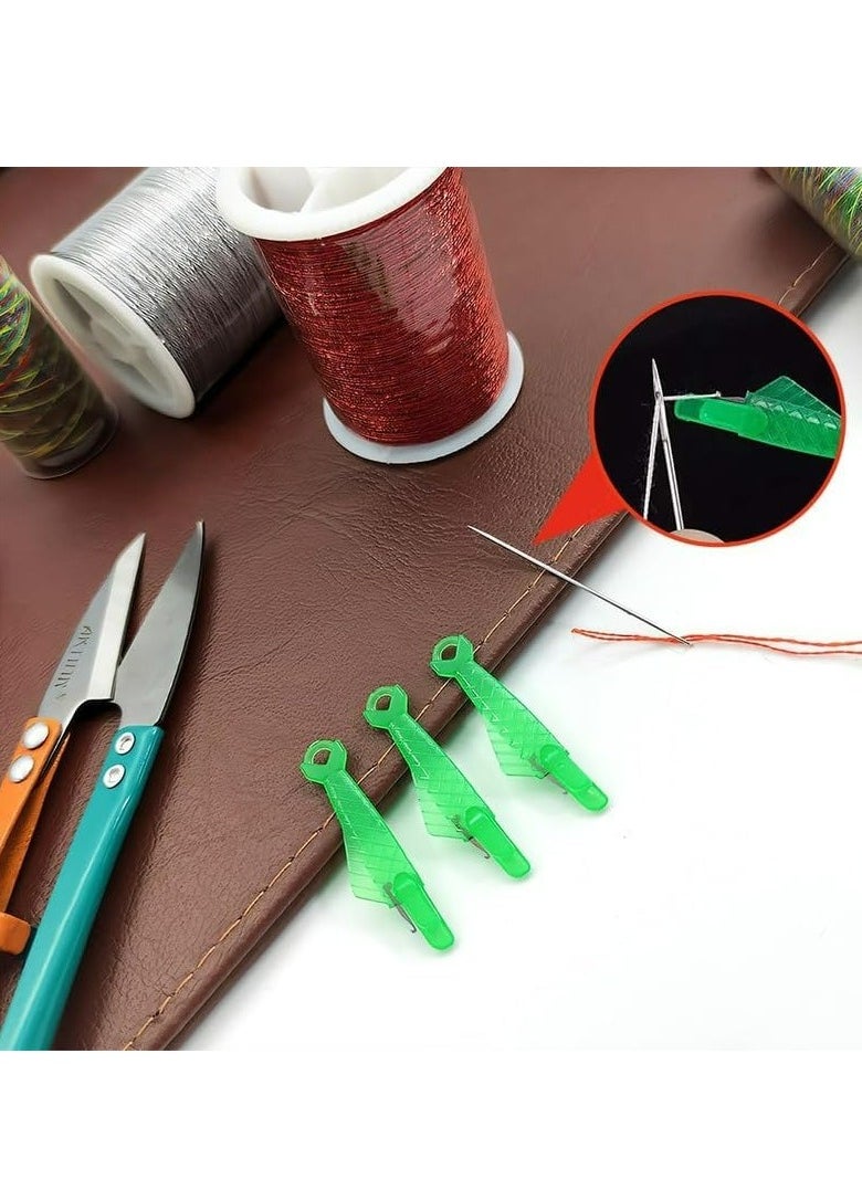 Generic - 20pcs Quick Threading Needle,Fish Mouth Sewing Machine Needle Threader, New Automatic Sewing Needle Threader,Upgrade Quick Sewing Machine Loop, Easy Self Thread Needle Threader Tool - Image 1