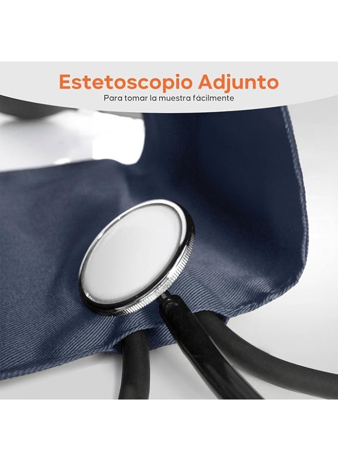 Professional Manual Blood Pressure Monitor with Stethoscope – Home Use Arm Type BP Kit with Carry Case, Portable - Image 4