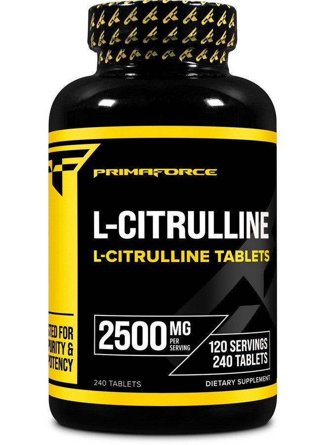 Primaforce L-Citrulline 2500mg, 240 Tablets, 120 Servings - Image 1