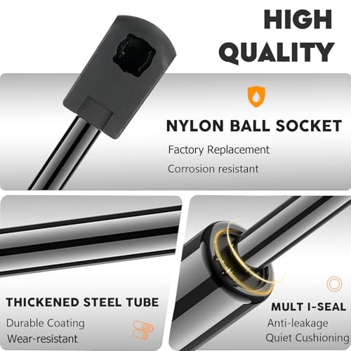 AEagle Trunk Lid Lift Supports Struts Shocks 4064 for 2001-2006 Dodge Stratus, 2006-2014 Dodge Charger, 2001-2006 Sebring Sedan Without Spoiler - Image 3