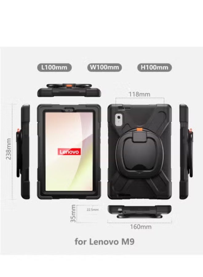 GULFLINK Back Cover Protect Case for Lenovo M9 TB-310FU 2023 Black - Image 5