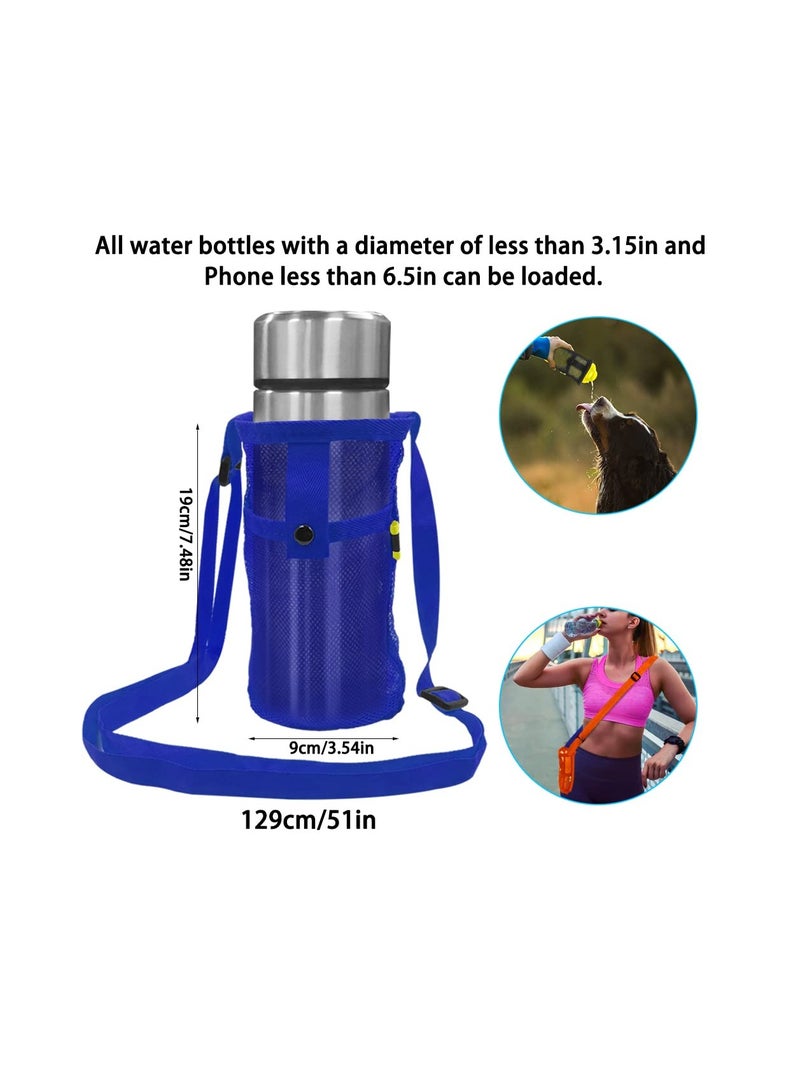 3-Pack Portable Water Bottle Holder with Adjustable Shoulder Strap - Ideal Carrier Bags for Sports, Hiking, Camping, Outdoor Activities, Walking, and Running. - Image 3