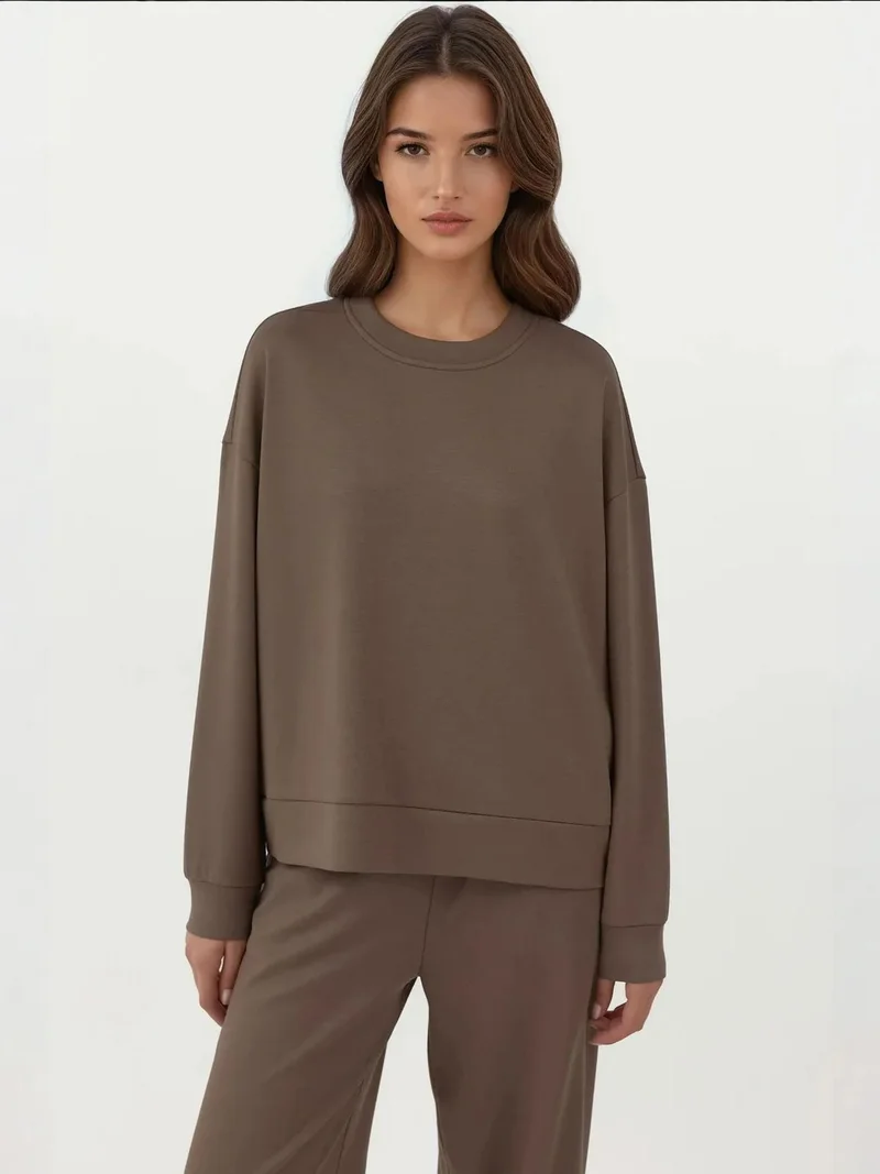 HICCUP Modal Touch Basic Sweatshirt