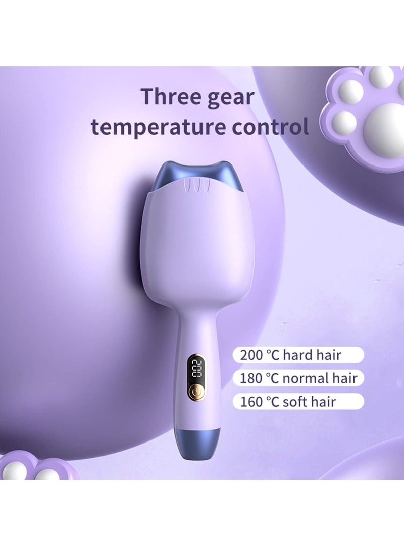 Y&D Curling Iron 32MM Egg Roll Hair Curler Shiny Waves Styling Tools with Fast Heating LED Display Temperature Control Negative Ions Anti-Scald for Women Care  - Image 2