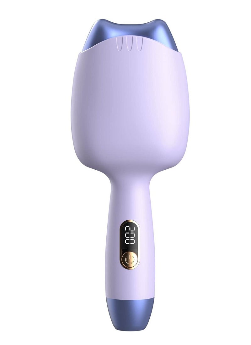 Y&D Curling Iron 32MM Egg Roll Hair Curler Shiny Waves Styling Tools with Fast Heating LED Display Temperature Control Negative Ions Anti-Scald for Women Care  - Image 1
