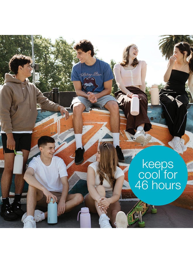 b.box 1L Insulated Flip Top Drink & Water Bottle, Triple Layer Insulating Stainless Steel, Keeps Drinks Cold up to 46hrs, 1L/33.9 - Image 4