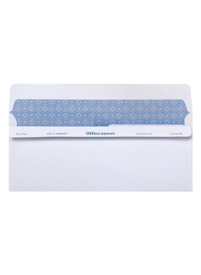 أوفيس ديبوت مظاريف ذات نافذة مزدوجة من Lift Press(Tm) معاد تدويرها بنسبة 100%، رقم 9 (3 7/8 بوصة × 8 7/8 بوصة)، باللون الأبيض، عبوة من 500 مظاريف، 76169 - Image 2