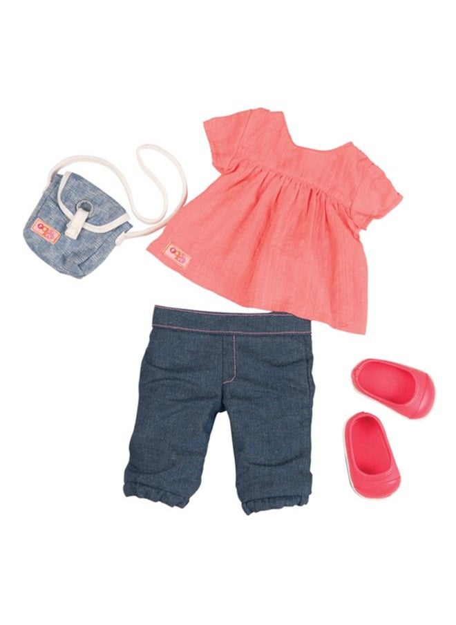 Our Generation Dlx Reese Travel Doll  W - Book 18inch  - Image 4