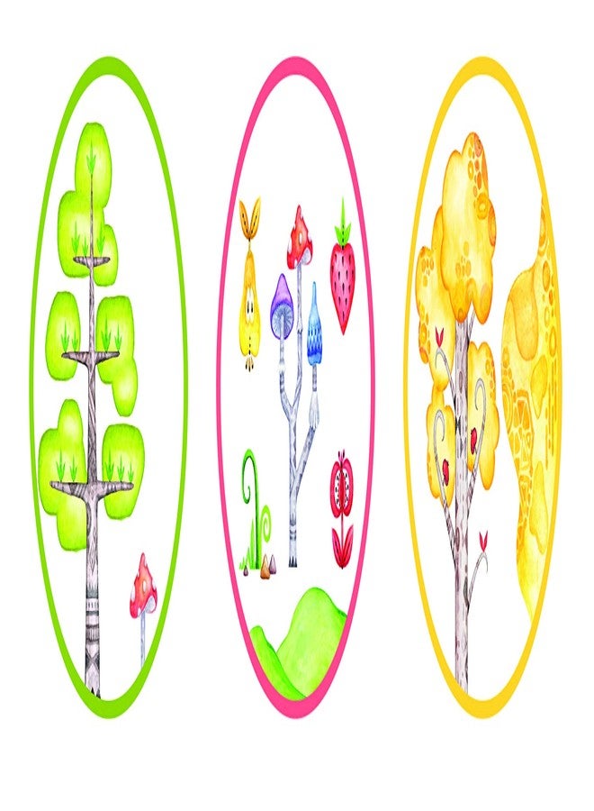 Real Art Wall Hanging Ceramic Plate 7' - 3 pcs Set Gift Packing Multicolor… (Design 6) - Image 1