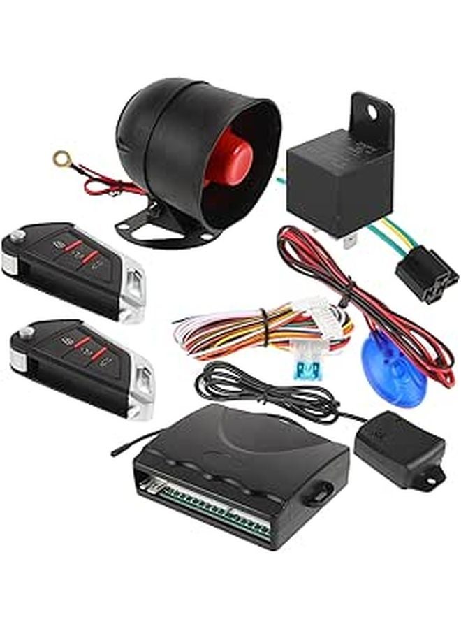 Car Keyless Entry Kit Remote Starter Anti Theft Alarm Central Locking Easy Installation - Image 1