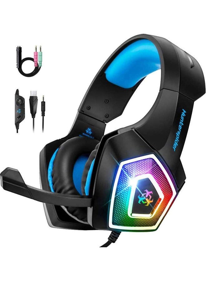 NIBEMINENT Game Headset For PS4 /PS5 /XOne /XSeries /Nswitch /PC Tablet Smartphone  - Image 1