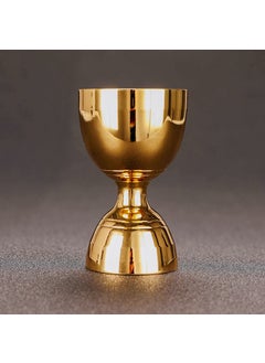 Generic Indian Style Jigger Ounce Cup 30/60 Cocktail Measuring Gold plated 