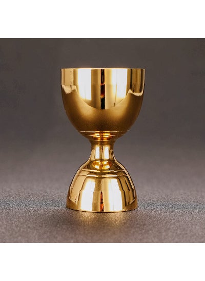 Generic - Indian Style Jigger Ounce Cup 30/60 Cocktail Measuring Gold plated - Image 1