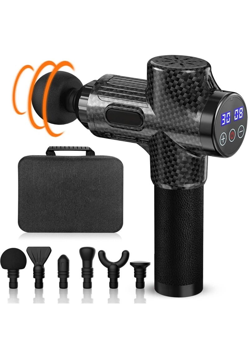 Generic massage Gun Deep Tissue Muscle Massage Gun for Athletes, Percussion Muscle Massager Portable Handheld Deep Tissue Massager with LCD Touch Screen, 30 Speeds Electric Sport Massager to Relief Pain - Image 1