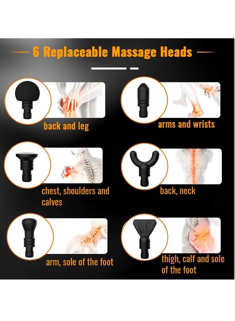 Generic massage Gun Deep Tissue Muscle Massage Gun for Athletes, Percussion Muscle Massager Portable Handheld Deep Tissue Massager with LCD Touch Screen, 30 Speeds Electric Sport Massager to Relief Pain - Image 4