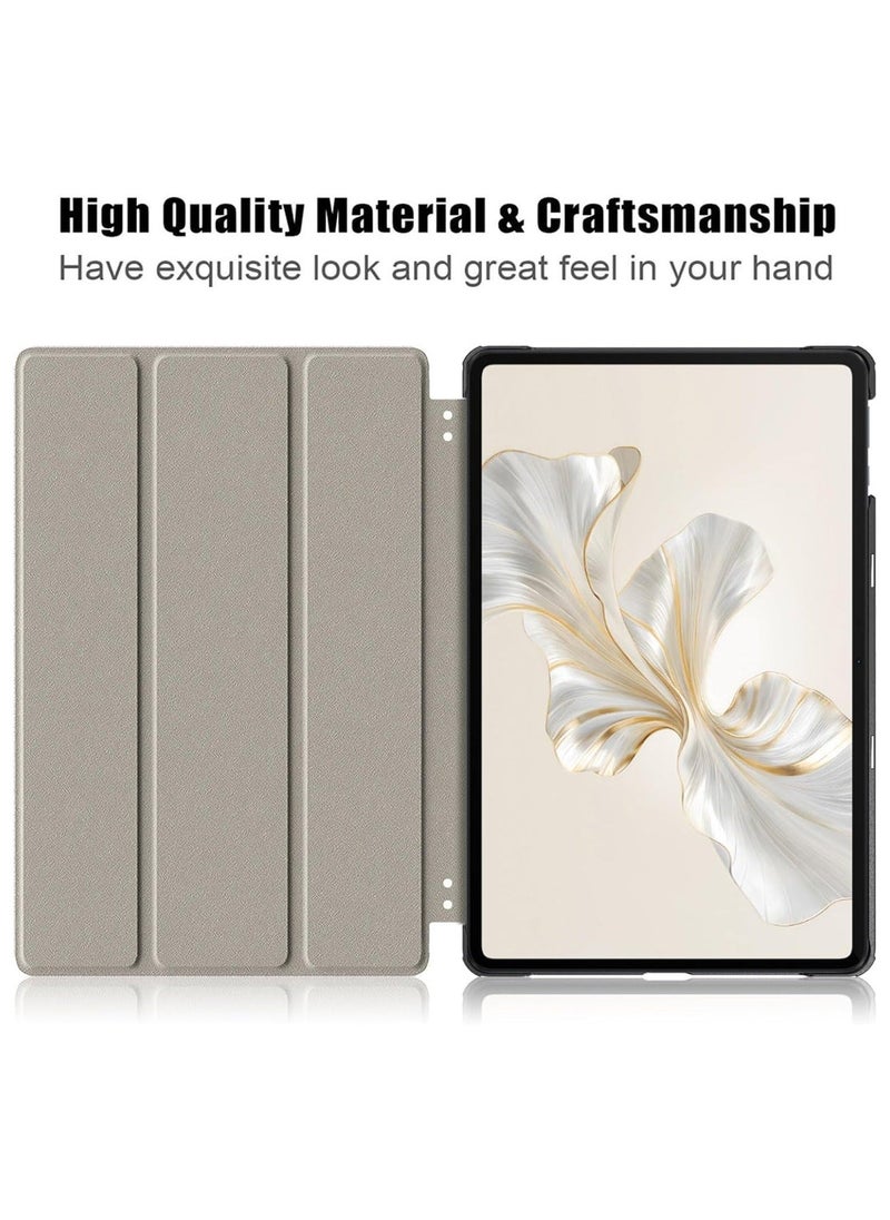 Case Compatible with Honor Pad 9 12.1 Inch Tablet 2023, Trifold Multi Viewing Angles Stand Lightweight Shell Cover (Graffiti) - Image 5