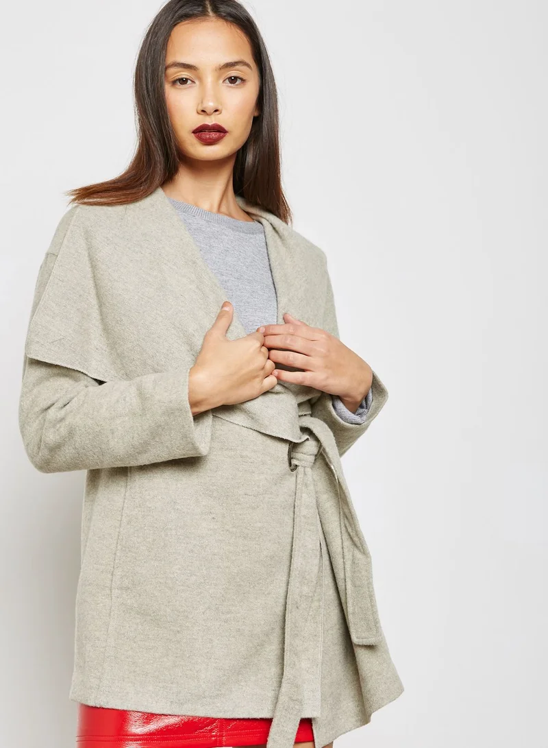 Ginger Waterfall Tie Detail Jacket