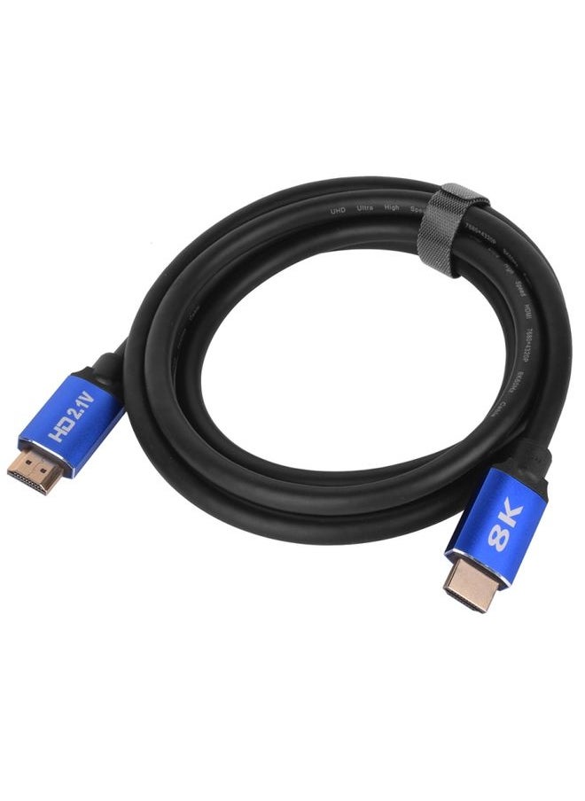 BURAQ - HD08 8K Ultra Clear HDMI 2.1 TV Computer Projection Set-top Box HDMI Cable, Cable Length:2m - Image 1