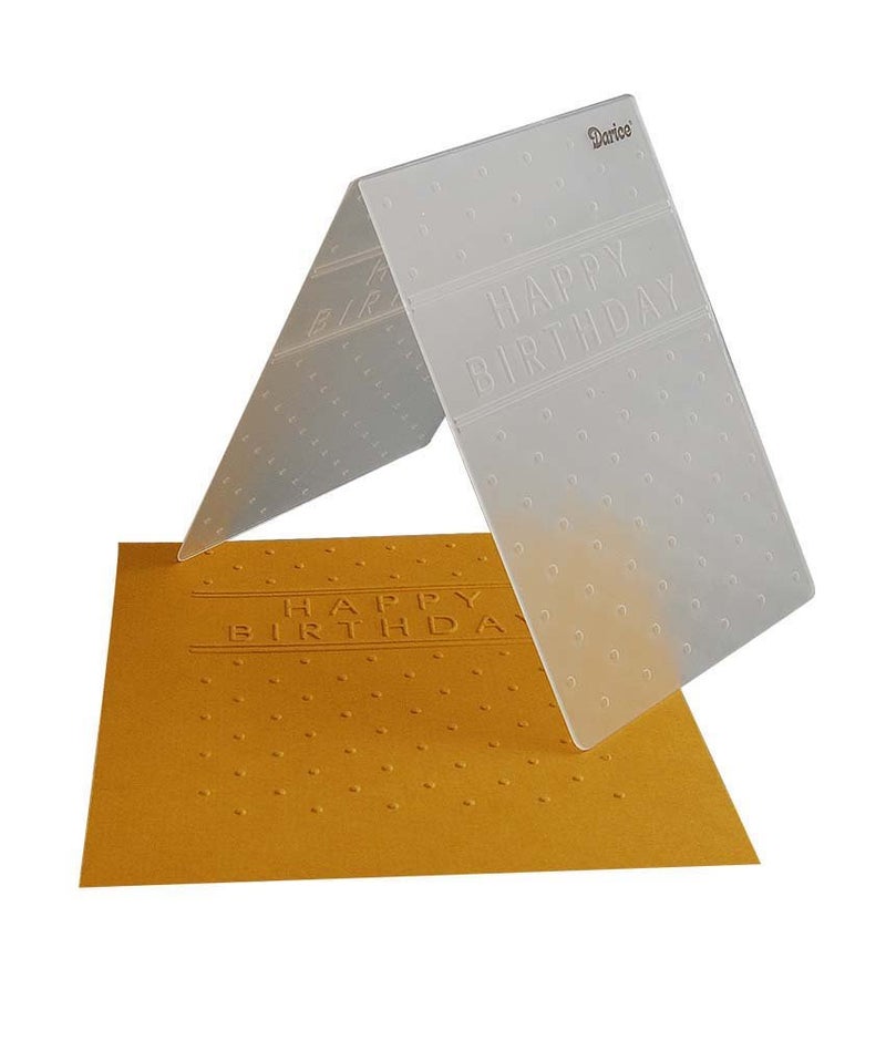 Darice 1215-61 Heart Background Embossing Folder, 4.25-Inch by 5.75-Inch - Image 3