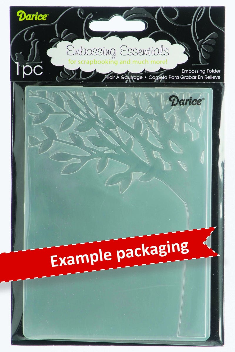Darice 1215-61 Heart Background Embossing Folder, 4.25-Inch by 5.75-Inch - Image 2