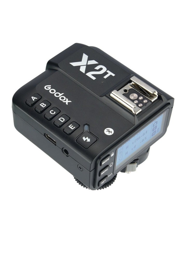 Godox Wireless Flash Trigger, High Speed Flasher Trigger With 5 Dedicated Group Button And 3 Function Button, Bluetooth Connection Portable Camera Flash Control Device, (1pc, X2TN For Nikon Camera)  - Image 2