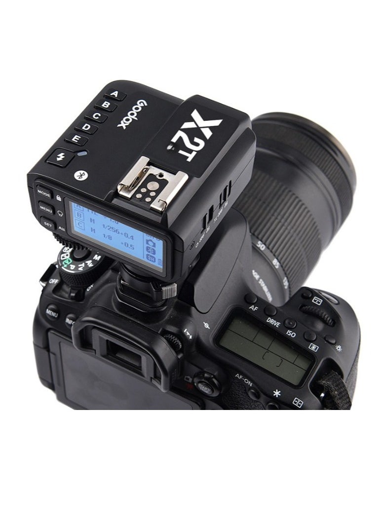 Godox Wireless Flash Trigger, High Speed Flasher Trigger With 5 Dedicated Group Button And 3 Function Button, Bluetooth Connection Portable Camera Flash Control Device, (1pc, X2TN For Nikon Camera)  - Image 3