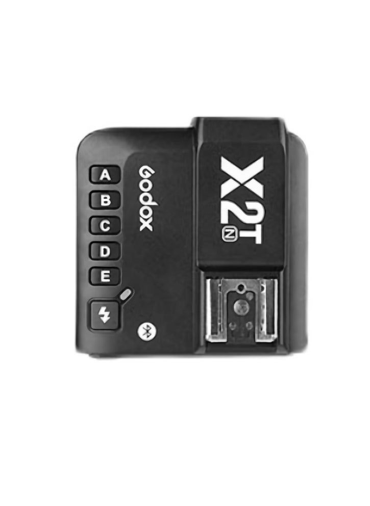 Godox Wireless Flash Trigger, High Speed Flasher Trigger With 5 Dedicated Group Button And 3 Function Button, Bluetooth Connection Portable Camera Flash Control Device, (1pc, X2TN For Nikon Camera)  - Image 1