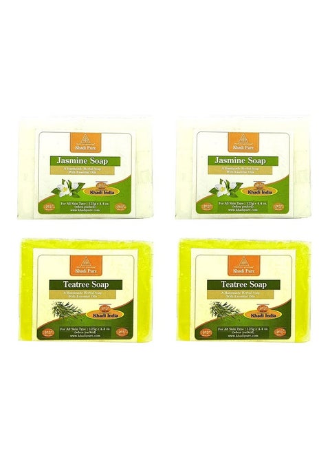 Jasmine & Teatree Soap, 125 Ml (Pack Of 4)